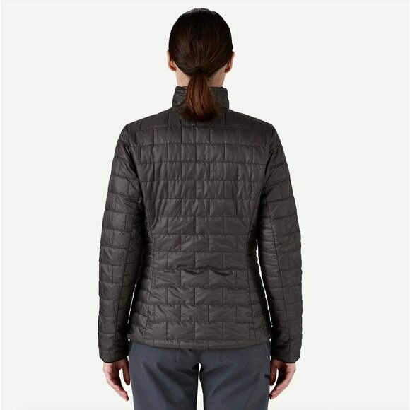 Patagonia Womens Nano Puff Quilted Outdoor Puffer Jacket Size Large Black SP EXC - Picture 2 of 12